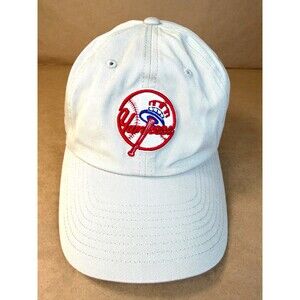 New York Yankees FAN FAVORITE Beige Baseball Cap | MLB | Adjustable | Retro